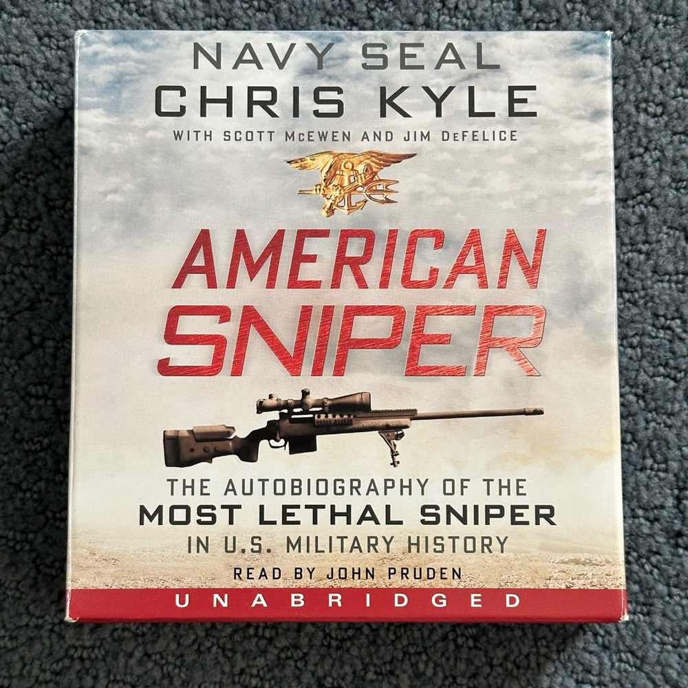 American Sniper Chris Kyle book on CD